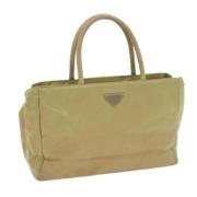 Pre-owned Nylon prada-bags Prada Vintage , Beige , Dames