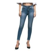 Moderne Slim-Fit Five-Pocket Jeans Gaëlle Paris , Blue , Dames