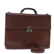 Pre-owned Leather handbags Salvatore Ferragamo Pre-owned , Brown , Dam...