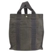 Pre-owned Canvas backpacks Hermès Vintage , Gray , Dames