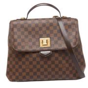 Pre-owned Leather handbags Louis Vuitton Vintage , Brown , Dames