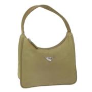 Pre-owned Nylon prada-bags Prada Vintage , Beige , Dames