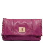 Pre-owned Leather clutches Emilio Pucci Pre-owned , Pink , Dames