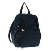 Pre-owned Nylon backpacks Prada Vintage , Blue , Dames