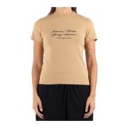 Gedrukt Dames T-shirt Vetements , Brown , Dames