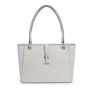 Witte Polyurethaan Handtas voor Vrouwen Guess , White , Dames