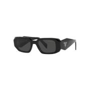 Zwarte zonnebril damesaccessoires Ss24 Prada , Black , Dames