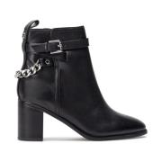 Leren Enkellaarzen Fl8Kailea10 Guess , Black , Dames