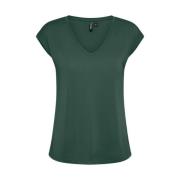 Korte Mouw Blouse Pieces , Green , Dames