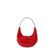 Rode Leren Mini Tas met Magnetische Sluiting Osoi , Red , Dames