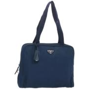 Pre-owned Nylon prada-bags Prada Vintage , Blue , Dames