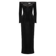 Maxi Dresses The New Arrivals Ilkyaz Ozel , Black , Dames