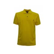 Gele Katoenen Polo Shirt Zeno 01 Peuterey , Yellow , Heren