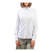 Ademende Slim Fit Damesoverhemd RRD , White , Dames