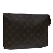 Pre-owned Canvas pouches Louis Vuitton Vintage , Brown , Dames