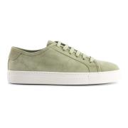 Handgemaakte Almond Suede Sneakers National Standard , Green , Heren