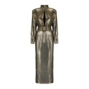 Maxi Dresses The New Arrivals Ilkyaz Ozel , Beige , Dames