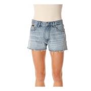 Denim Shorts Regular Fit Five-Pocket Style G-star , Blue , Dames