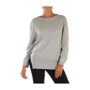 Trui met Boothals en Zijdelingse Splitten Marella , Gray , Dames