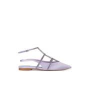 Lilac Flats, Stijlvol en Natuurlijk Jeffrey Campbell , Purple , Dames