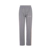 Grijze Joggers met Gestreepte Zijbanden Palm Angels , Gray , Dames