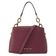 Pre-owned Leather handbags Michael Kors Pre-owned , Purple , Dames