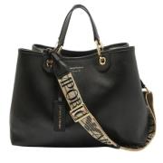 Pre-owned Leather totes Armani Pre-owned , Black , Dames