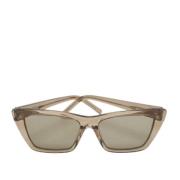 Pre-owned Acetate sunglasses Yves Saint Laurent Vintage , Gray , Dames