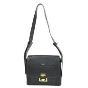 Pre-owned Leather shoulder-bags Givenchy Pre-owned , Black , Dames