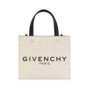 Bruine G-Tote Mini Handtas Givenchy , Beige , Dames