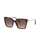 Klassiek Havana Bruin Gradient Zonnebril Chopard , Brown , Dames