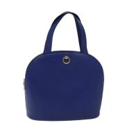 Pre-owned Leather celine-bags Celine Vintage , Blue , Dames