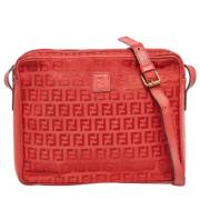 Pre-owned Canvas fendi-bags Fendi Vintage , Red , Dames