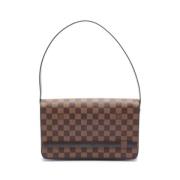 Pre-owned Leather shoulder-bags Louis Vuitton Vintage , Brown , Dames