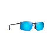 Blauwe Zonnebril Dames Accessoires Ss24 Maui Jim , Black , Dames