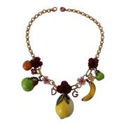 Sicily Fruits Statement Ketting Dolce & Gabbana , Yellow , Dames