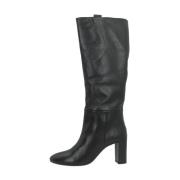 Stijlvolle High Boots Geox , Black , Dames