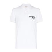 Polo Shirt Alexander McQueen , White , Heren
