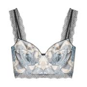 Top met Barocco Sea patroon Versace , Multicolor , Dames