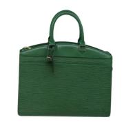 Pre-owned Leather louis-vuitton-bags Louis Vuitton Vintage , Green , D...