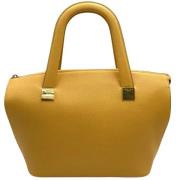 Pre-owned Leather celine-bags Celine Vintage , Yellow , Dames