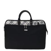 Pre-owned Canvas handbags Burberry Vintage , Black , Dames