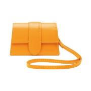 Donker Oranje Leren Polsband Jacquemus , Orange , Dames