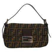 Pre-owned Canvas fendi-bags Fendi Vintage , Black , Dames