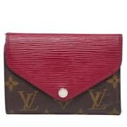 Pre-owned Coated canvas wallets Louis Vuitton Vintage , Brown , Dames