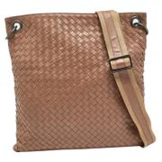 Pre-owned Leather travel-bags Bottega Veneta Vintage , Brown , Heren