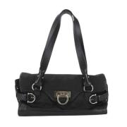 Pre-owned Canvas shoulder-bags Salvatore Ferragamo Pre-owned , Black ,...