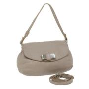 Pre-owned Leather shoulder-bags Chloé Pre-owned , Beige , Dames