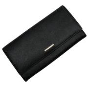 Pre-owned Leather wallets Burberry Vintage , Black , Unisex