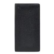 Pre-owned Leather wallets Louis Vuitton Vintage , Black , Dames